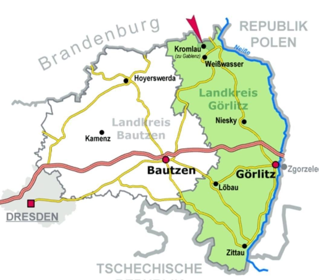 Ferienwohnung Im Gutshof Direkt Gegenueber Dem Schloss, Rhododendronpark Mit Terrasse Und Wlan Kromlau Bagian luar foto